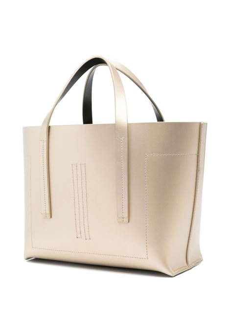 Gold-tone metallic mini tote bag Rick Owens - women RICK OWENS | RA01E0664LGEMGH02